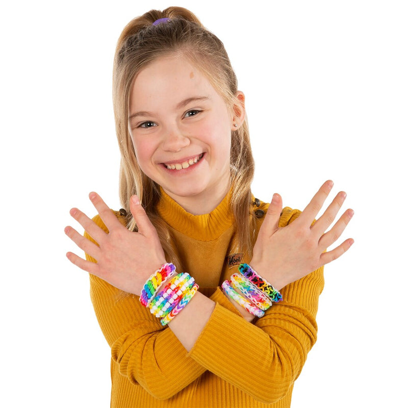 Afbeelding laden in galerijviewer, Totum looming set armbandjes maken | loom i do knutselset incl. tool en loom elastiekjes - cadeautip creatief speelgoed
