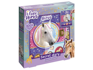 Totum i love horses secret diary diampnd painting