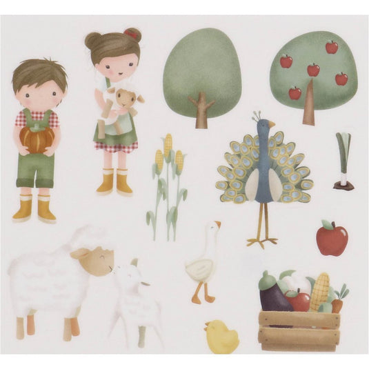 Little dutch raamstickers boerderij | 6 stuks