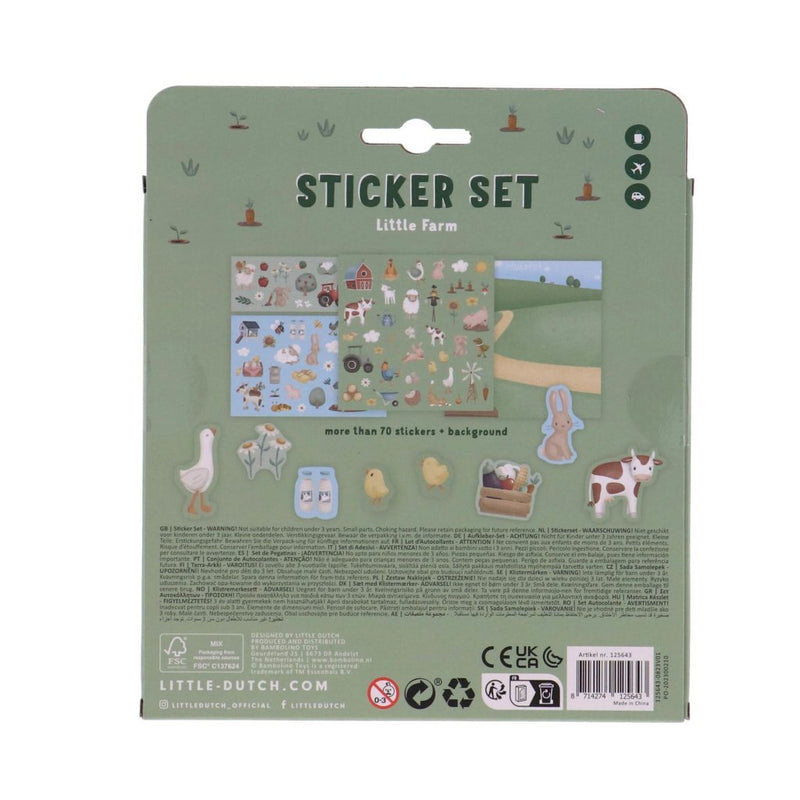 Load image into Gallery viewer, Little dutch stickerset boerderij | 4 stuks
