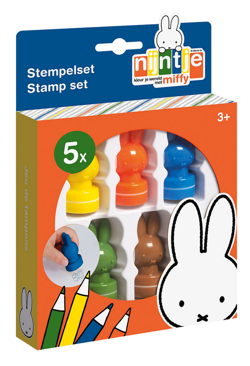 ギャラリービューアに画像をロードする, Bambolino nijntje zelfinktende stempels - 5 stuks - peuter en kleuter speelgoed - knutselen - voor meisjes en jongens - vanaf 3 jaar - speelgoed kinderen - totum

