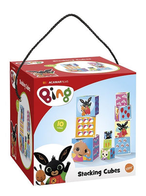 Bing stapel kubussen. 3+. 15x15x5 cm | 2 stuks