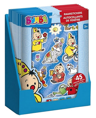 Totum dsp bumba 50 herbruikbare raamstickers.