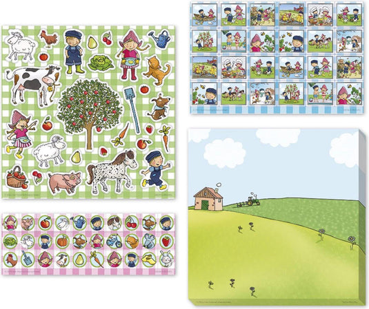 Fien teun stickerset 3 velen 1 scene