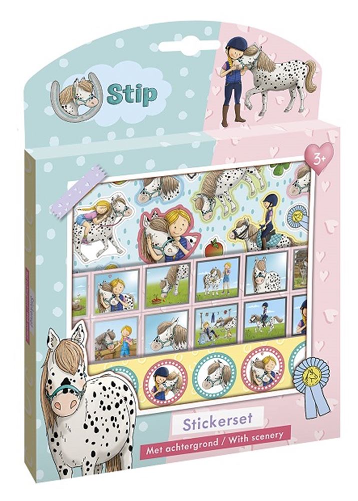 Afbeelding laden in galerijviewer, Dsp. stip de pony stickerset. 3+ (12 st.
