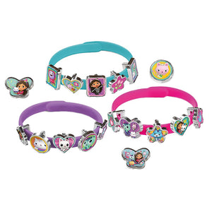 Totum gabby’s poppenhuis 3 schuif armbandjes maken met 18 schuifbedels | speelgoed meisjes vanaf 3 jaar gabby’s dollhouse