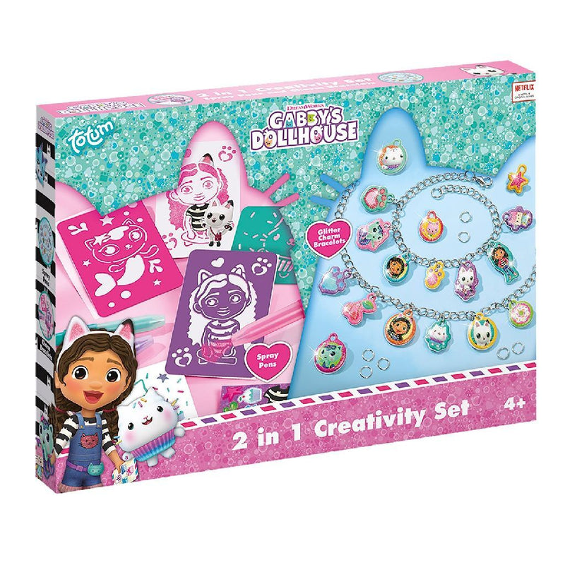 Load image into Gallery viewer, Totum gabby's poppenhuis - 2in1 creativity knutselset

