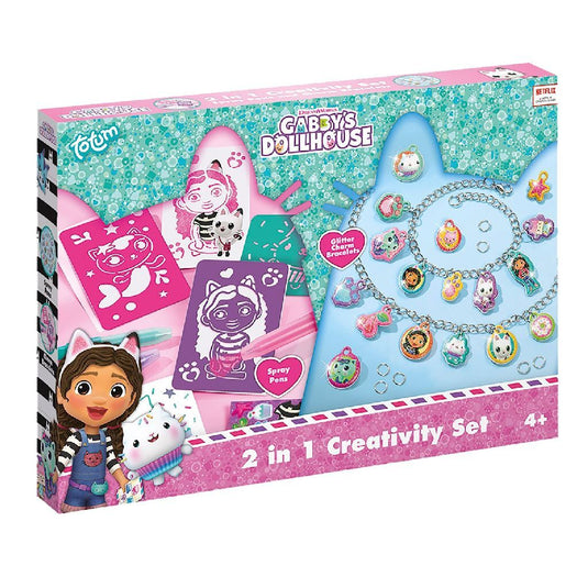 Totum gabby's poppenhuis - 2in1 creativity knutselset