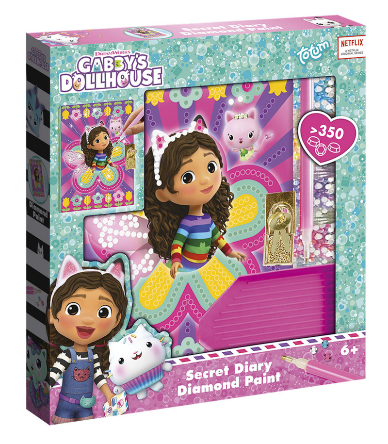 Afbeelding laden in galerijviewer, Totum gabby's dollhouse diamond paint dagboek
