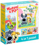 Bambolino toys woezel pip puzzel 4 in 1. 3+