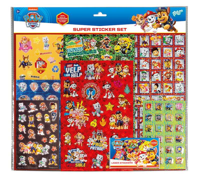 Afbeelding laden in galerijviewer, Totum paw patrol super sticker set
