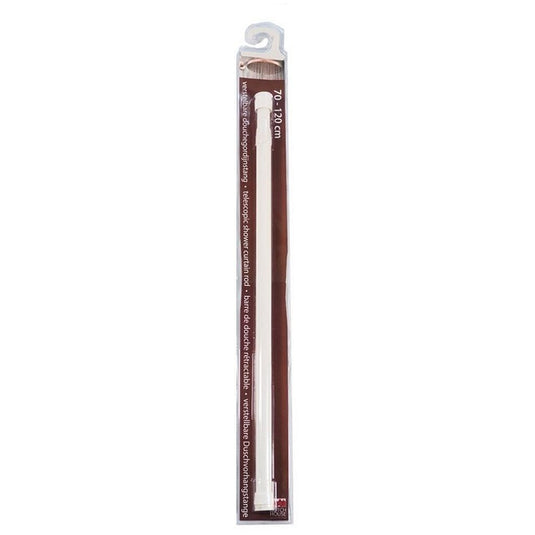 Dutch house douchestang 70 tot 120 cm wit | 2 stuks