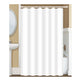 Dutch house anti schimmel douchegordijn + doucheringen wit 180x200 cm