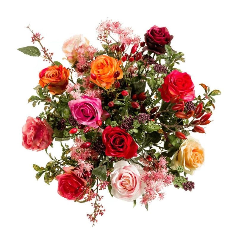 Load image into Gallery viewer, Emerald kunstboeket flame roses
