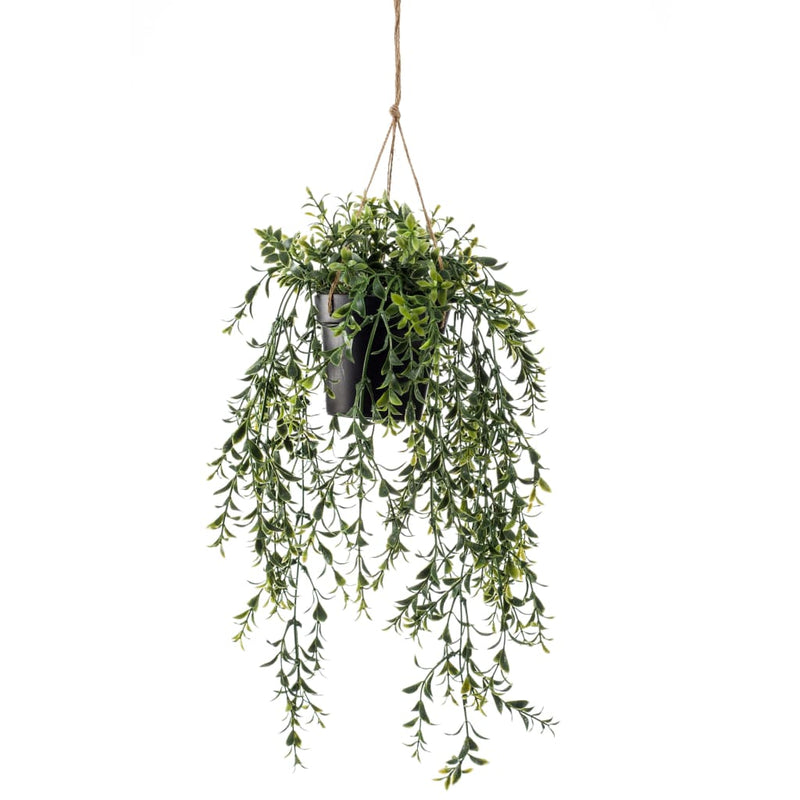 Load image into Gallery viewer, Emerald kunstplant hangend in pot buxus 50 cm
