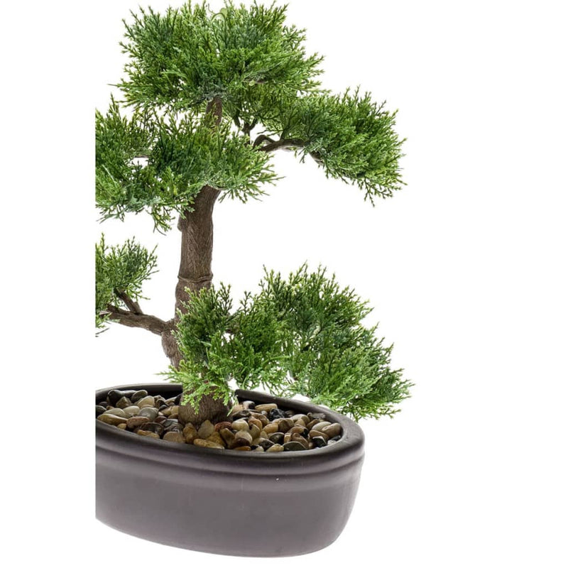 Load image into Gallery viewer, Emerald kunstplant ceder bonsai groen 32 cm 420001
