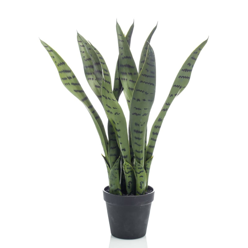 Load image into Gallery viewer, Emerald kunstplant sansevieria in pot 55 cm

