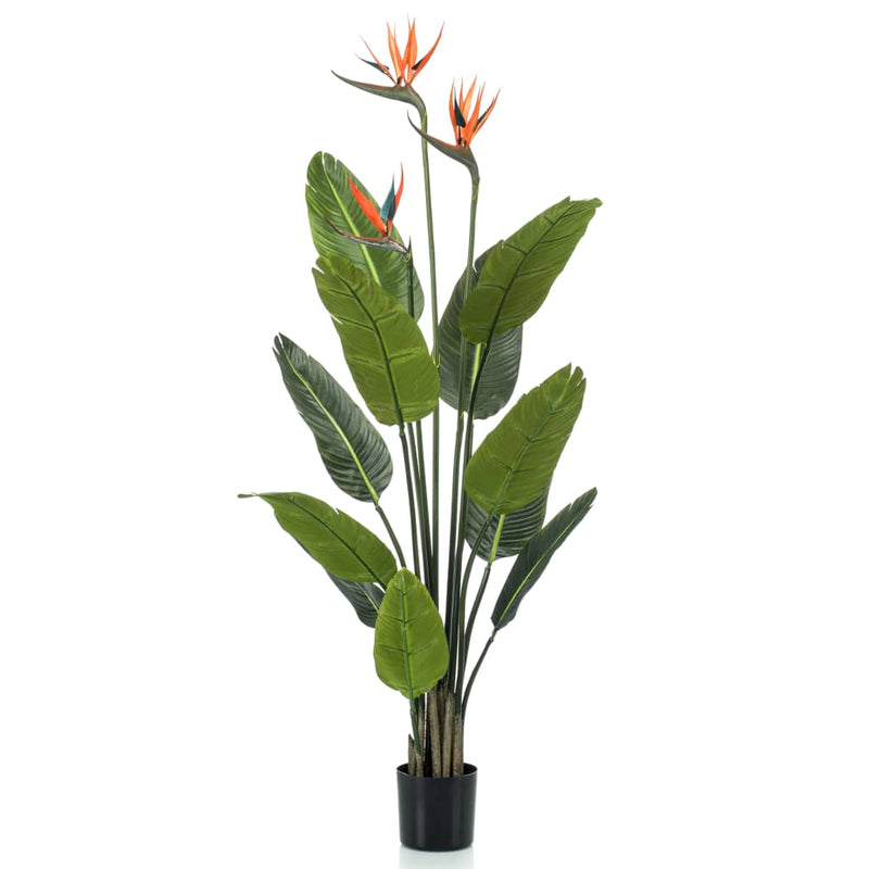 Load image into Gallery viewer, Emerald kunstplant met pot en bloemen strelitzia 120 cm

