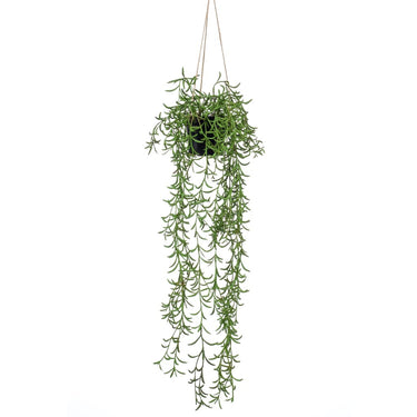 Emerald kunstplant hangend in pot senecio 70 cm