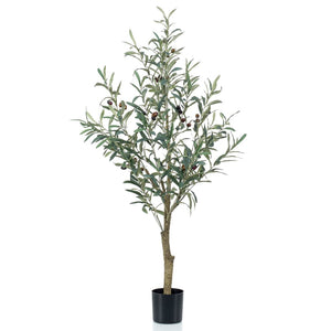 Emerald kunstplant in kunststof pot olijfboom 115 cm