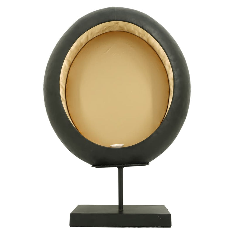 Load image into Gallery viewer, Lesli Living Lesli Living Kaarsenstandaard ovaal op standaard 39,5x13x60 cm
