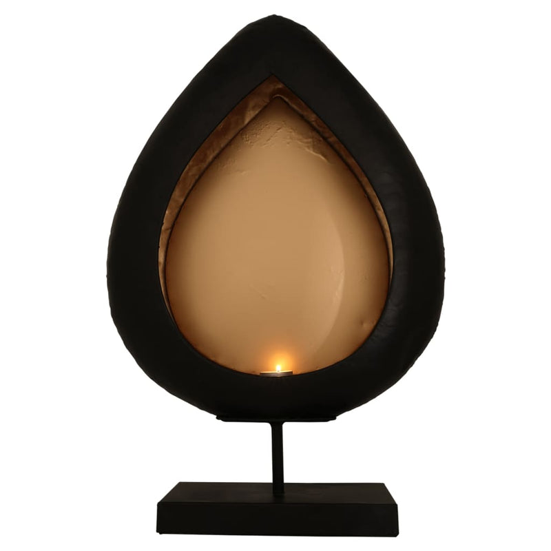 Load image into Gallery viewer, Lesli Living Lesli Living Kaarsenstandaard druppelvormig op standaard 23x11x41 cm
