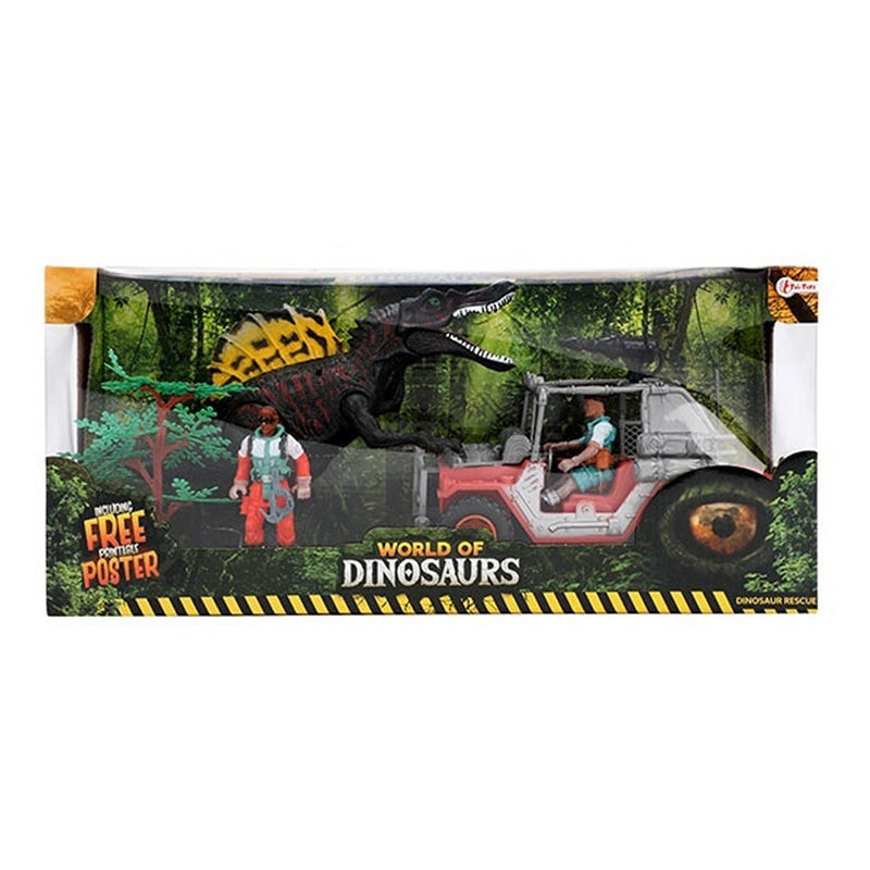 Afbeelding laden in galerijviewer, World of dinosaurs speelset met jeep
