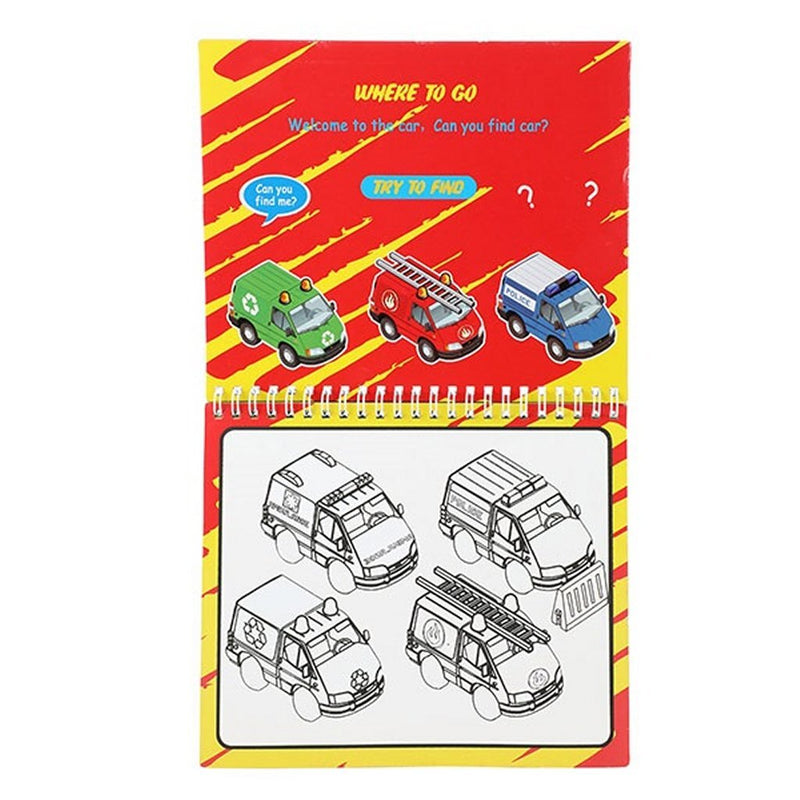 Load image into Gallery viewer, Toi-toys creativity kleuren met water voertuig met stift
