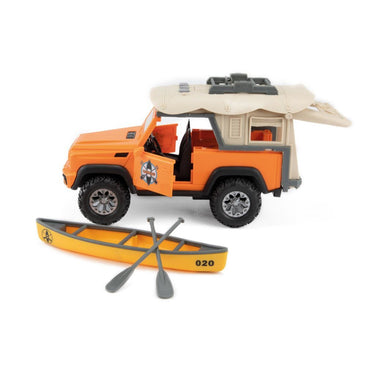 Toi-toys vehicool auto + kano + frictie + licht en geluid