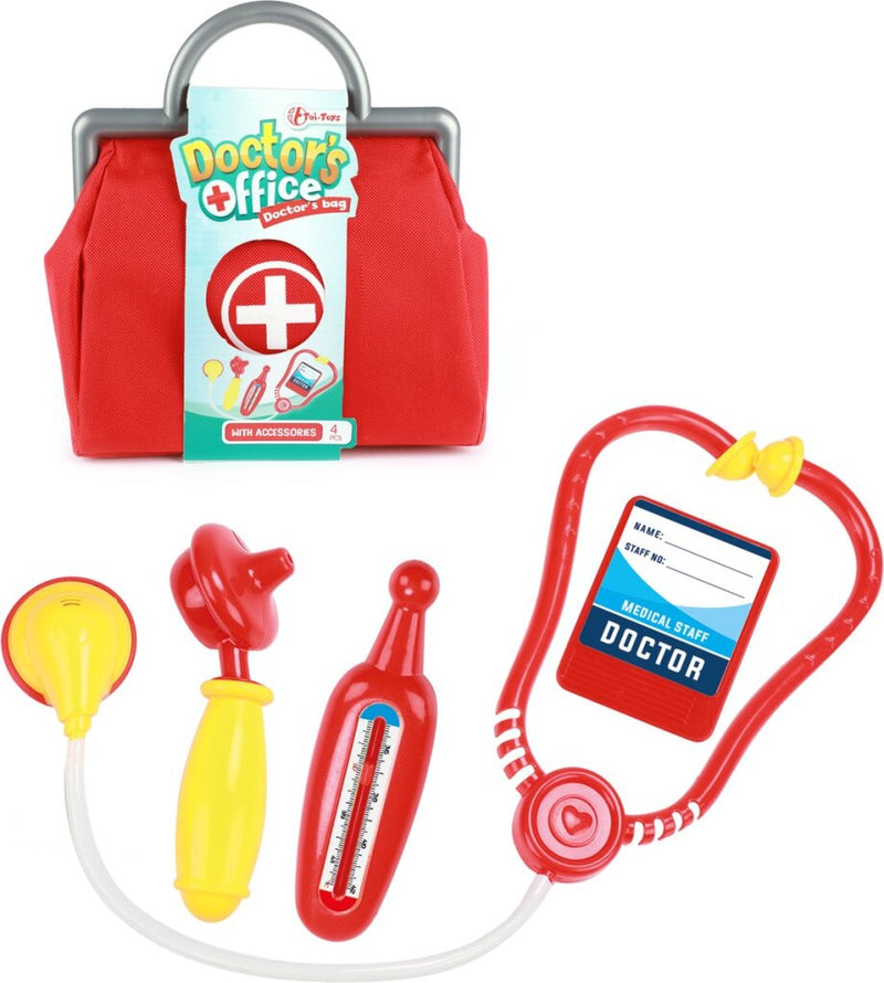 Load image into Gallery viewer, Toi-toys doktersset in tas met spuit en thermometer
