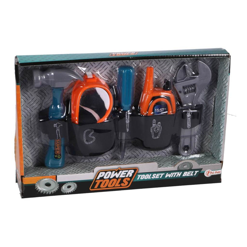 Load image into Gallery viewer, Toi-toys power tools gereedschapset in riem 6-delig
