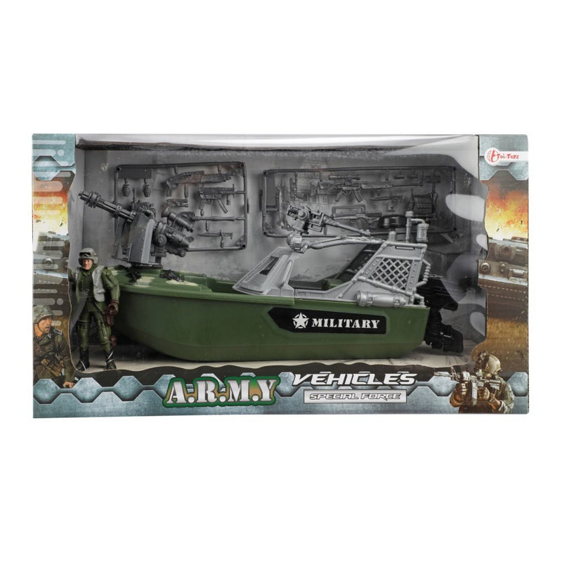 Afbeelding laden in galerijviewer, Toi-toys toi toys alfafox militair voertuig met accessoires
