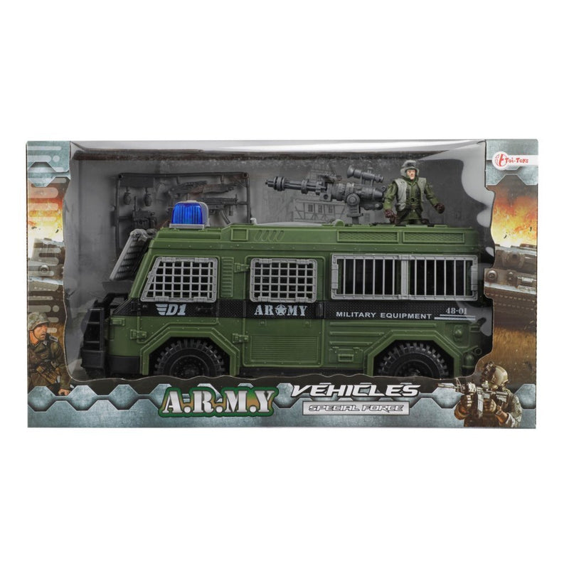 Afbeelding laden in galerijviewer, Toi-toys toi toys alfafox militair voertuig met accessoires
