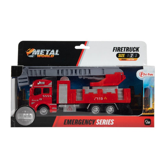 Metal die-cast brandweerauto