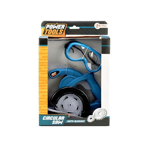 Load image into Gallery viewer, Jonotoys power tools cirkelzaag met veiligheidsbril
