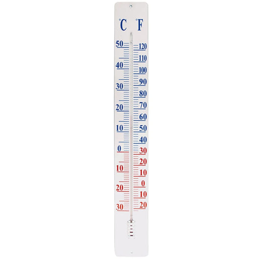 Esschert design thermometer op wandplaat th9 90 cm