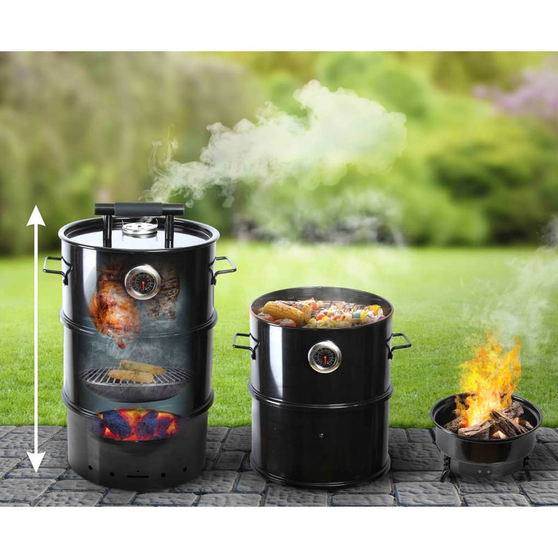 Load image into Gallery viewer, Esschert Design Esschert Design BBQ-roker tonvormig S FF427

