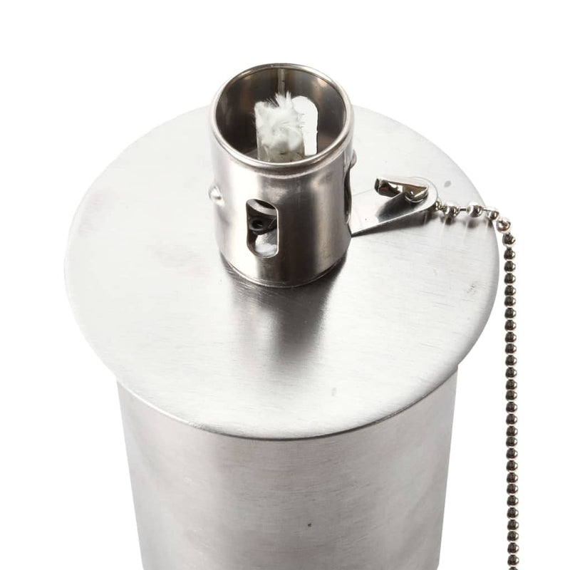 Load image into Gallery viewer, Esschert design oliefakkel staand roestvrij staal
