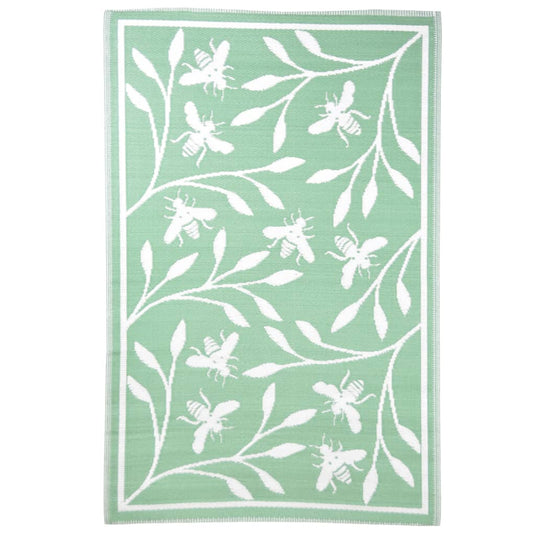 Esschert design buitenkleed bijenprint 182x122 cm