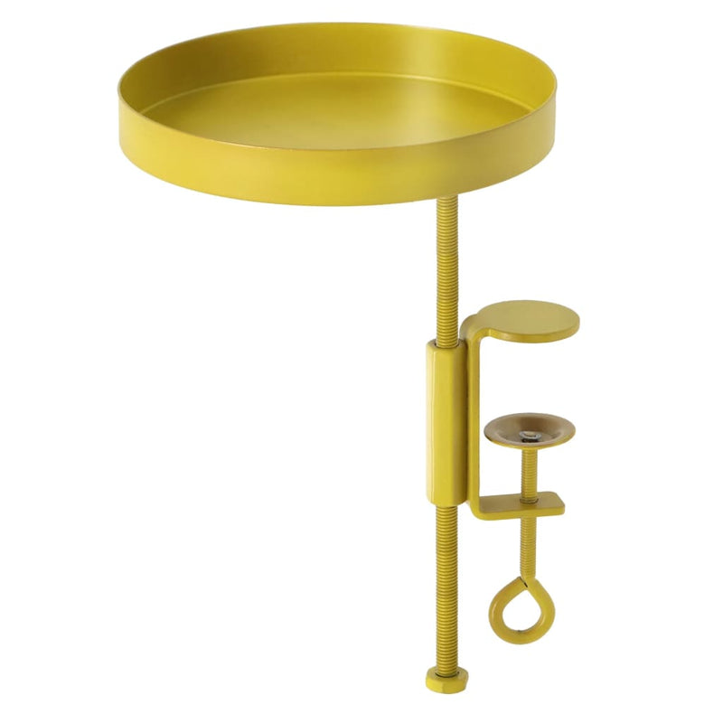 Load image into Gallery viewer, Esschert design plantenblad met klem rond s goudkleurig
