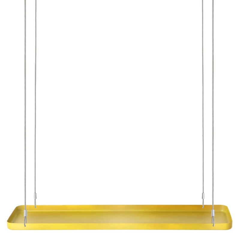 Load image into Gallery viewer, Esschert design plantenblad hangend rechthoekig l goudkleurig
