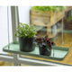 Esschert design plantenblad hangend rechthoekig s groen