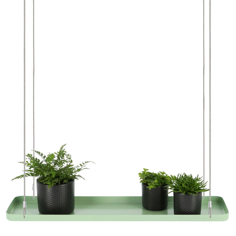 Load image into Gallery viewer, Esschert design plantenblad hangend rechthoekig l groen
