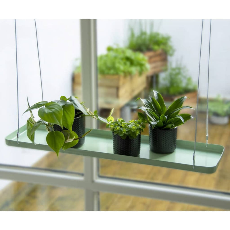 Load image into Gallery viewer, Esschert design plantenblad hangend rechthoekig l groen
