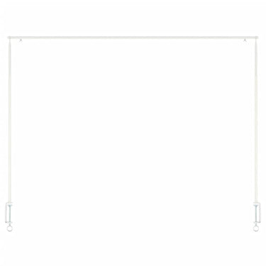 Esschert Design Esschert Design Tafelstang met klem decoratief wit