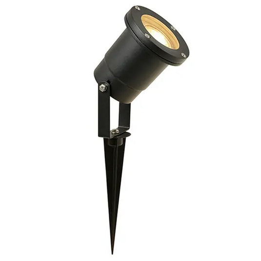 Simply design led spikespot gu10 5w 3000k zwart metaal