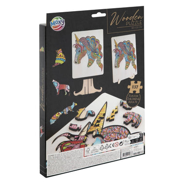 Creative craft group moxy houten puzzel eenhoorn 137 stukjes