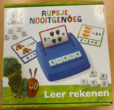 Rupsje nooitgenoeg leer rekenen. 3+