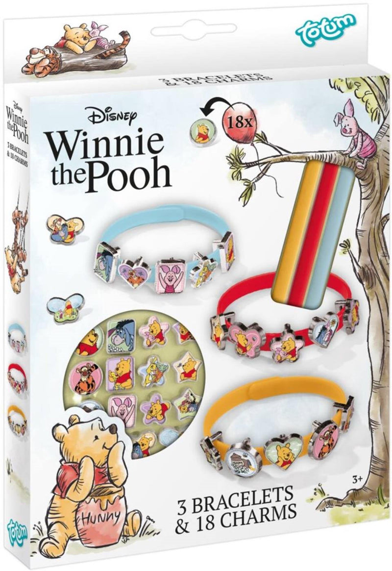 Chargez l'image dans la visionneuse de la galerie, Totum winnie the pooh 3 bracelets 18 charms
