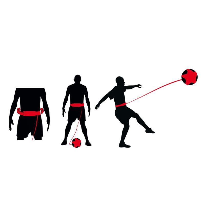 Load image into Gallery viewer, Avento Voetbalvaardigheidstrainer zwart en rood
